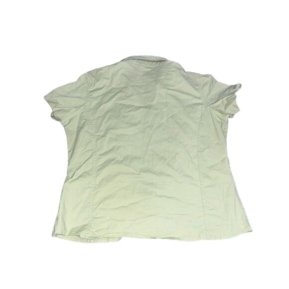 Fiorlini International Green Button-Up Corset Top - Size Medium - Picture 3 of 4